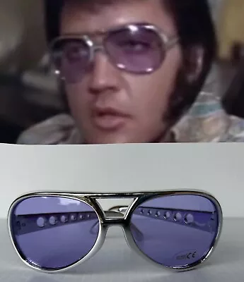 ELVIS 70’s Style Aviator Sunglasses. ￼CHROME W/ Lavender LENS. NWT • $35.77