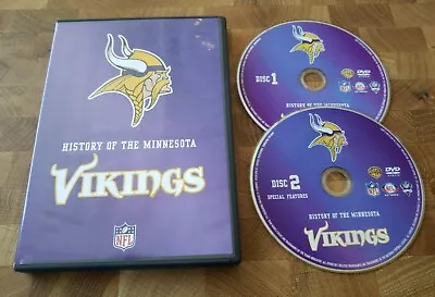 NFL: History Of The Minnesota Vikings (DVD 2-Disc Set) Football Team Highlights • $44.99