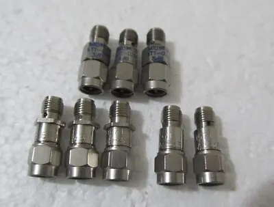 8X SMA Attenuator LOT - DC-18GHz - 2 3 4 5 DB - INMET & MIDWEST MICROWAVE • $69.99