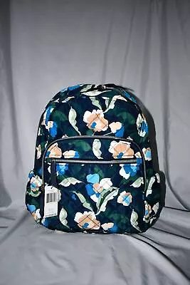 Vera Bradley Performance Twill Campus Backpack In Immersed Blooms #25443 NWT • $94.99