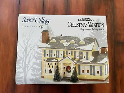 Department 56 Snow Village National Lampoons Christmas Vacation House New Open  • $116