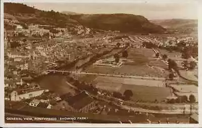 £4.99 • Buy Wales, Pontypridd General View & Park, Sepia Photo Postcard, By M & L National