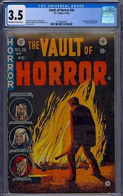 Vault Of Horror #36 Cgc 3.5 Classic Opium Addict Story Pre-code Horror • $279.99