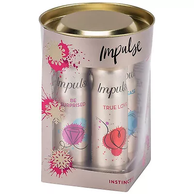 Impulse Body Fragrance Gift Set Instinctive 4-Piece 75ml • £24.99