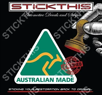 Holden Monaro GTS Statesman Suits HK HT HG - Air Cleaner Decal 355 V8 Stroker • $24.20
