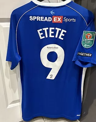 Kion Etete Matchworn Shirt Cardiff City V Colchester Carabao Cup 2023 • £151.99