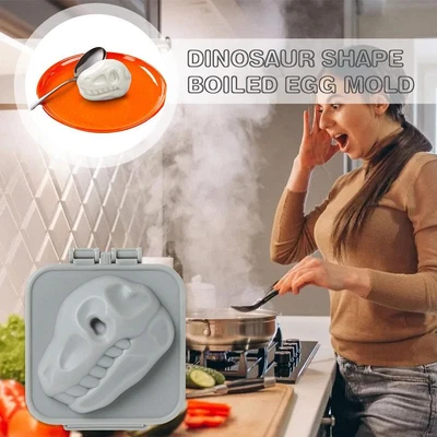 £4.91 • Buy Plastic Dinosaur Shaped Boiled Egg Mold For Baby Eating Decor Kitchen Diy Tool