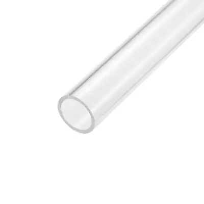 Acrylic Pipe Clear Rigid Tube 26mm ID 32mm OD 14  For Lamps And Lanterns • $14.23