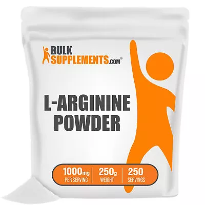 BulkSupplements L-Arginine Base Powder 250g - 1g Per Serving • $16.96