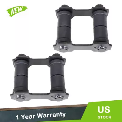 For 1965-1973 Ford Mustang 2Pcs Rear LH & RH Leaf Spring Shackle Kit Pair • $28.90