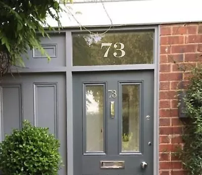 £3.45 • Buy Traditional House Door Number Fanlight Victorian Sticker Frosted Etched PG27