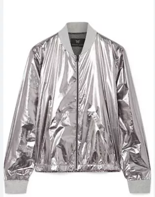 Heroine Sport Silver Metallic Jacket Size L • $23