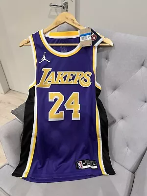 Nike Kobe Bryant Size Medium #24 Purple Lakers NBA Swingman Jersey • $67.33