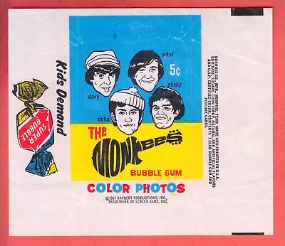 1966   Monkees   Wax   Wrappers   Collection   Of  6   Different    Nm • $199.99