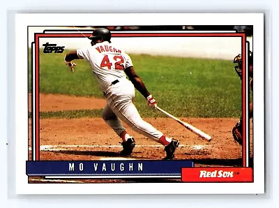 1992 Topps Mo Vaughn #59 Boston Red Sox • $1.09