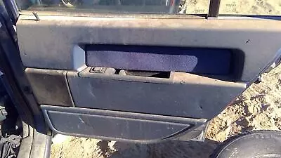 89 Volvo 740 Passenger Right Rear Inside Door Trim Panel Oem Back Blue • $189.91