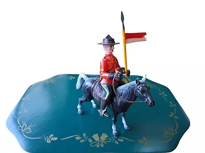 Royal Candian Mountie Mounted Police Officer Horse 172 Plastic Figure Hong Kong • $21.99