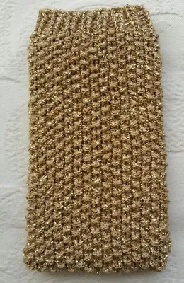 Mobile Phone Cover Sock Pouch  Gold Shimmer Iphone Samsung Huawei Nokia Lg Etc • £4.44