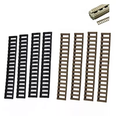 KAC Rifle Picatinny Ladder Rail Cover Set 18 Slot Rubber Heat Resistant Airsoft • $10.90