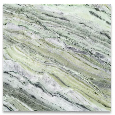 S45H Sagano Vibrant Green Marble 18x18 Tile Honed • $2177.01