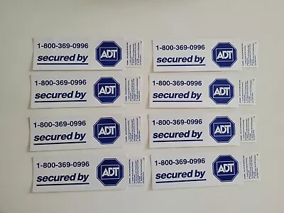 Brand New Original Unused 8  Genuine ADT Window Stickers • $14.99