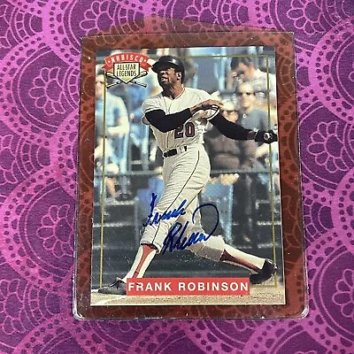 1994 Nabisco All Star Legends Frank Robinson Autograph Hof Baltimore Orioles • $4