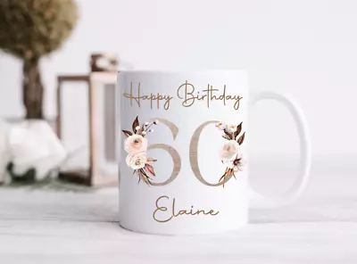 Personalised Birthday 18th 21st 40th 50th 60th 70th 80th Mug Cup Gift Present • £9.99