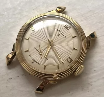 1950's Lord Elgin Webster Ref 4875F Cal 688 Shockmaster Dial 14K GF - Runs Well! • $319.96