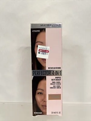 Maybelline 02 Light/Med Instant Age Rewind Perfector 4-In-1 Matte Makeup • $9.77