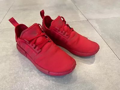 $120 • Buy Adidas NMD R1 Mens Shoes Sports Running Sneakers - Size 11 Red Scarlet