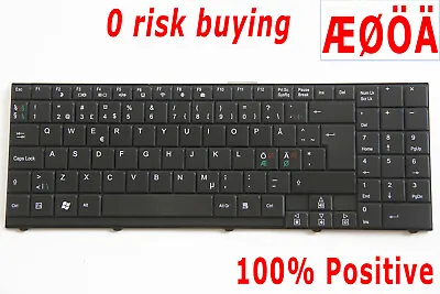 For Medion Akoya P6624 P6630 P7612 P7614 P7618 P6618 Keyboard Nordic DK Swedish • $19.90