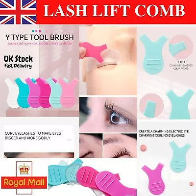 Eyelash Lifting Lash Lift Brow Lamination Perm Y Comb Separating Tool Brush • £2.19