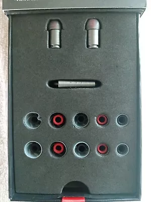 Munitio Billets 9mm Earphones In-line Mic Battle Gray Tactical Case + Open Box • $200