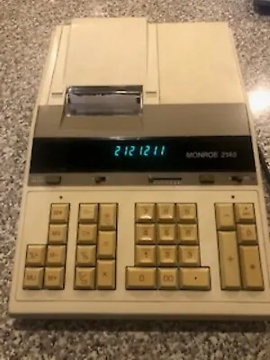 Vintage 1984 Litton Monroe 2145 Calculator Adding Machine Dealer Spec Sheet • $25