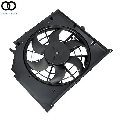 Radiator Cooling Fan Assembly For 1999-2005 BMW E46 325i 328i 330i 17117510617 • $87.77