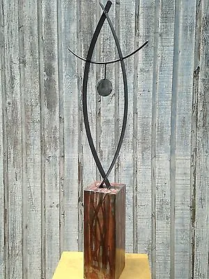 Abstract Metal Art Sculpture Home Decor Indoor/outdoor Garden Holly Lentz  • $349