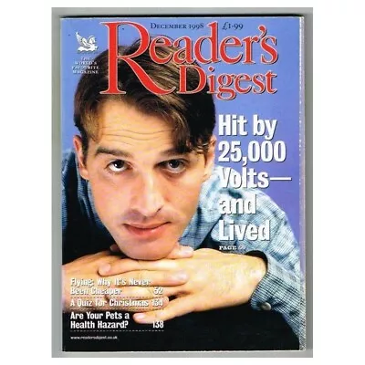 Reader's Digest Magazine December 1998 Mbox2638 Hit By 25000 Volts... • $4.91