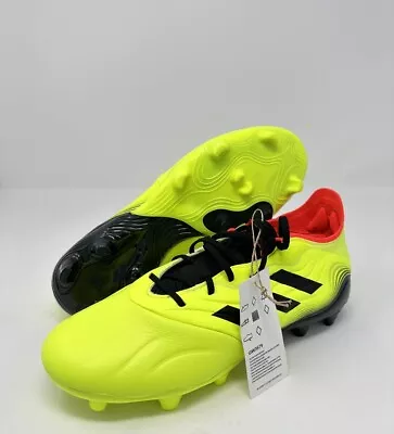 Adidas Copa Sense .2 FG Soccer Cleats  Solar Yellow Black GW3579 Men’s 7 Wmns 8 • $64.99