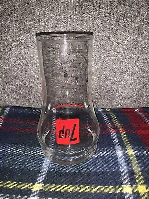 Vintage 7UP The Uncola Upside Down Glass Tumbler 7 UP 7-UP Seven-Up • $4.99