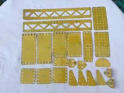 Meccano Vintage Old Loose Spares X22 In Total All Well Used Vintage Condition. • £15.99