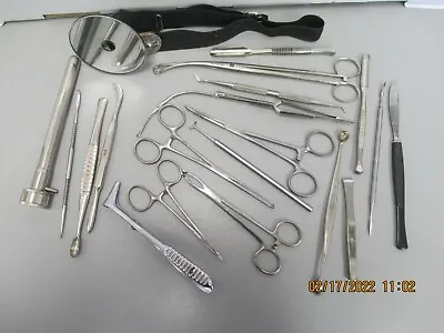 Vtg (20) Medical Surgical Tools Mueller Hatteroth Clev-dent Tiemann Amsco • $45