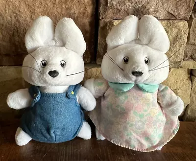 Vintage 1999 Max & Ruby 7  Plush Set • $19.99