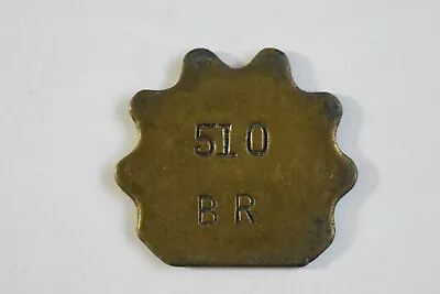 Railway Pay Check Token BR British Railways No. 510 • £10.24