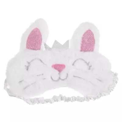  Plush Rabbit Eye Mask Cover For Kids Sleep Masks Blindfold Eyes • £10.89