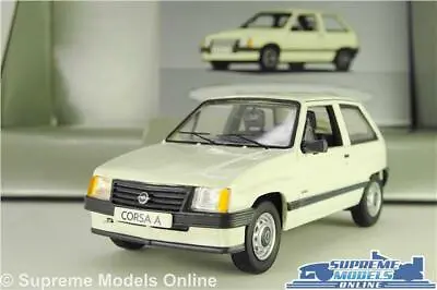 Opel Vauxhall Corsa Nova Model Car White Mk1 1:43 Scale Schuco Dealer Issue K8 • £39.99