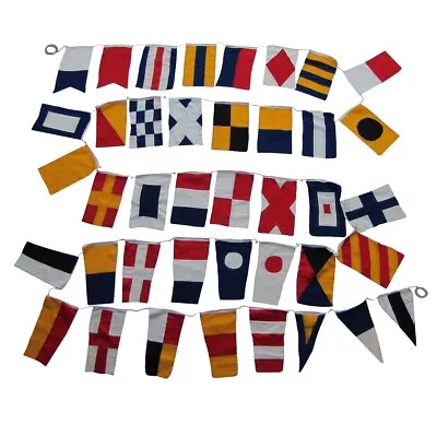 Set Of 40 International Maritime Nautical Marine Signal Code Flags Boating Flag • $100.49