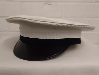 RN Royal Navy 58cm Class 1 Dress Peaked Mans Cap British Military Issue • £28