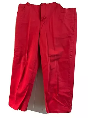 Woman’s Cherokee Pants Capri Size 10 Red • $6