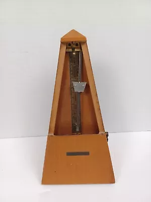 Vintage Seth Thomas Metronome #7 Wood #5902 Piano Timer USA  • $36