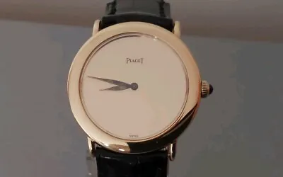 Piaget  18ct Gold Lady`s Wristwatch With Mirrored Dial • £1250